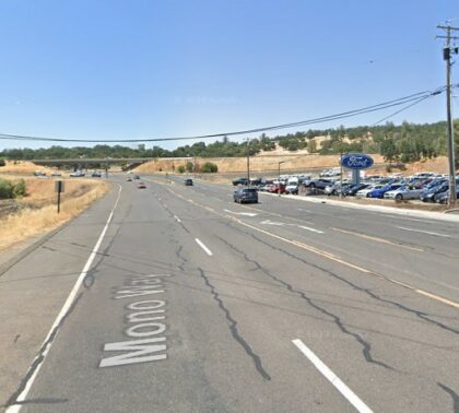 [09-19-2023] Traffic Backed Up Following Two-Vehicle Collision in Sonora