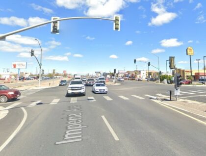 [09-24-2023] Imperial County, CA – Two Male Motorists Hospitalized Following Two-Vehicle Collision in El Centro