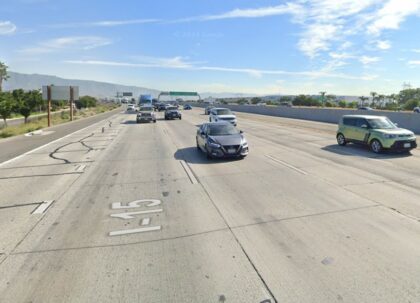 [09-27-2023] San Bernardino County, CA – Two Vehicles Collided on I-15 in Ontario, Injuries Under Investigation